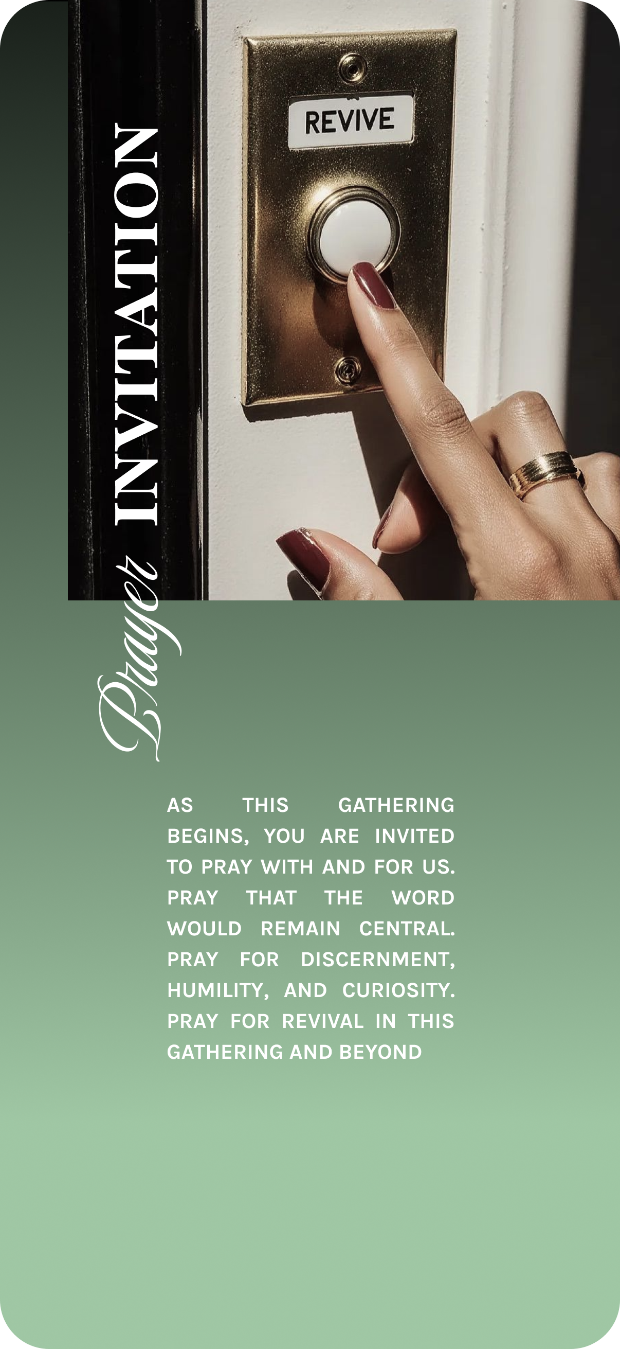 Prayer Invitation