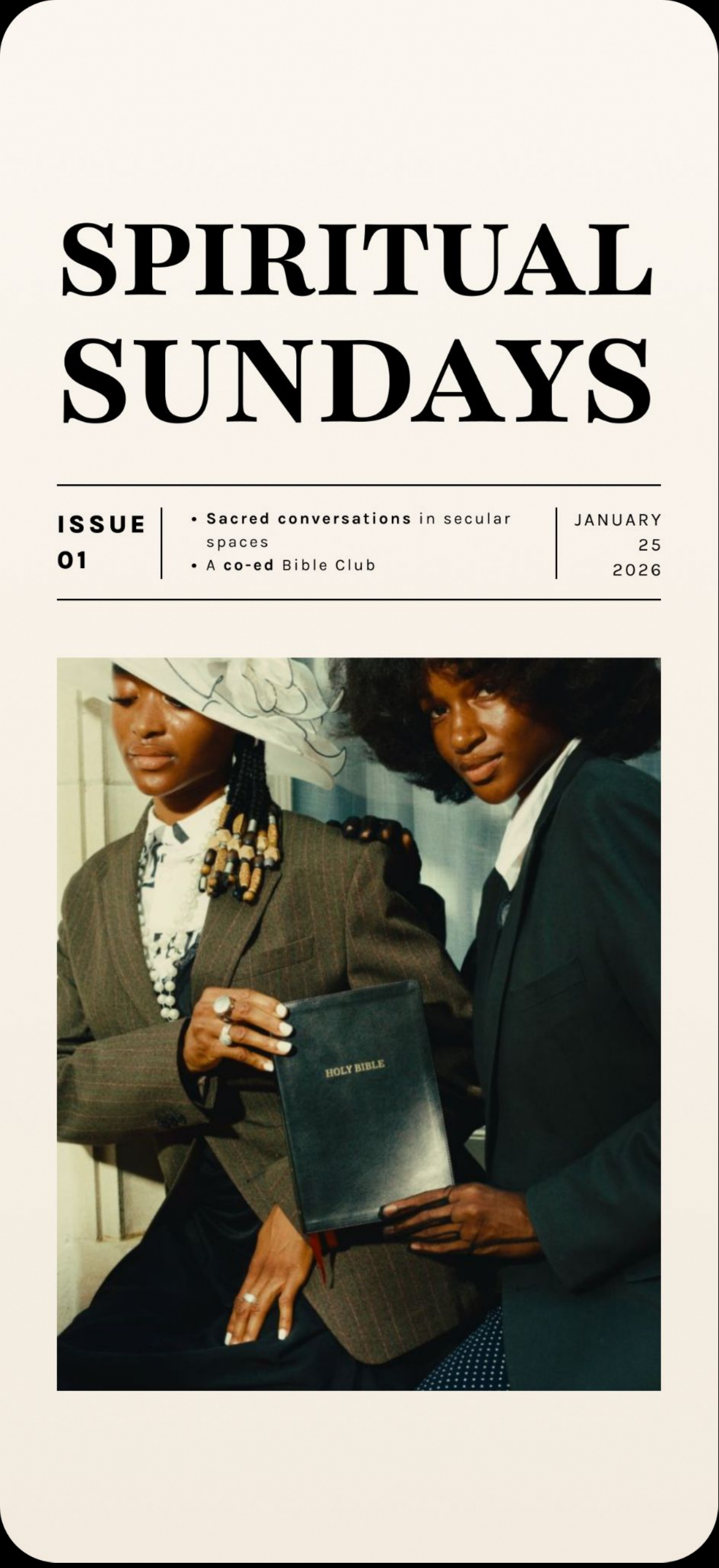 Spiritual Sundays - Issue 01